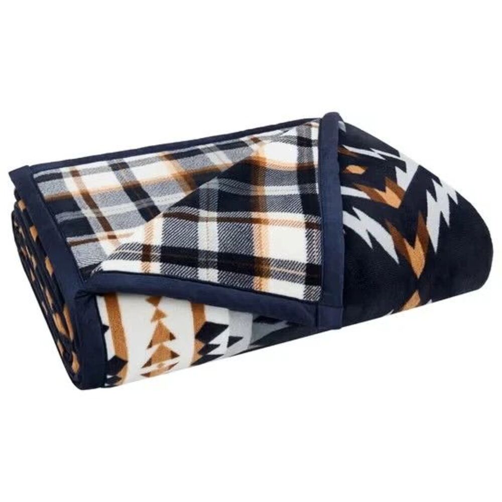 Pendleton Throw Blanket Reversible Plush Soft Throw 50"x70" NEW